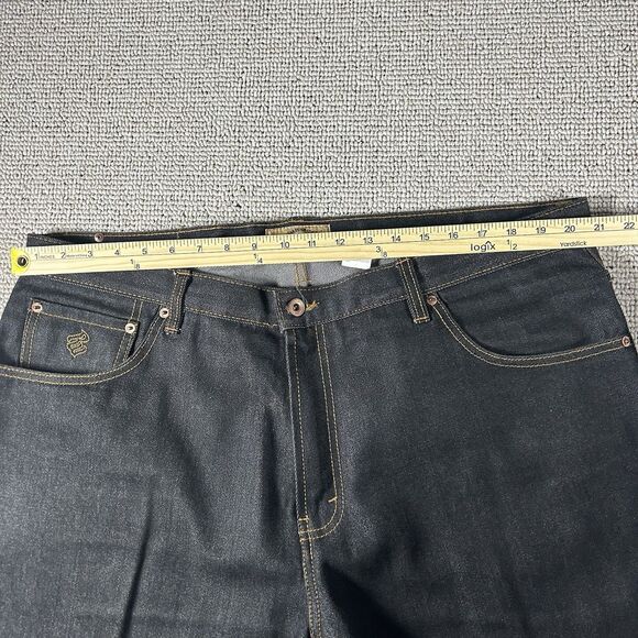 Vintage Rocawear Denim Dark Wash Baggy Jeans Men’s 40x32 Loose Grunge Y2K J-9969 - Picture 8 of 14